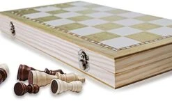 Magnetic Chess Set With Folding Chess Board, Magnetic Pieces, Storage Slots – Americas Toys Travel Games Set – Family Friendly Party Mini Сhess Game For Two Players (Ages 6+) Packaging May Vary -Folkmanis Toys Shop 41h85KSHvEL. AC