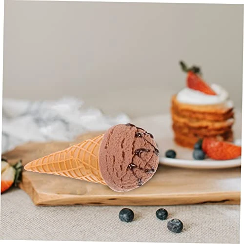 VOSAREA Simulation Ice Cream Kids Candy Kids Decor Beach For Toddlers Ice Cream Games Pretend Play Food Fake Pineapple PVC Chocolate Ice Cream Pretend Artificial Ice Cream 4 VOSAREA Simulation Ice Cream Kids Candy Kids Decor Beach For Toddlers Ice Cream Games Pretend Play Food Fake Pineapple PVC Chocolate Ice Cream Pretend Artificial Ice Cream - Image 2