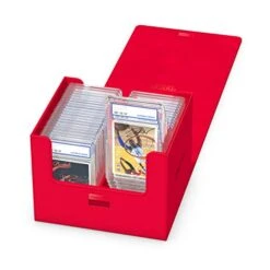 Ultimate Guard Minthive 30+, Magnetic Case For 30 Magnetic Card Cases, Perfect Storage For Graded Cards, Red, Secure Closure & Snaplock Mechanism -Folkmanis Toys Shop 41hYQocHJ9L