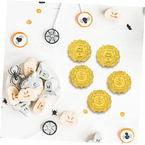Toyvian 100pcs Pirate Simulated Coin Pirate Toy Plastic Coins Treasure Chest Toys Game Coins Mega Party Favors Simulation Treasure Coins Photography Pirates Coins Coins Gem Pirate Toys 9 Toyvian 100pcs Pirate Simulated Coin Pirate Toy Plastic Coins Treasure Chest Toys Game Coins Mega Party Favors Simulation Treasure Coins Photography Pirates Coins Coins Gem Pirate Toys - Image 7