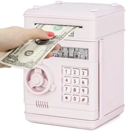 Refasy Piggy Bank Cash Coin Can ATM Bank Electronic Coin Money Bank For Kids-Hot Gift -Folkmanis Toys Shop 41hl5U3zekL. AC 1