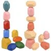 Gamie Wooden Balancing Stones, Set Of 10, Colorful Wooden Stacking Toys For Kids, Teach Patience, Hand Eye Coordination, Colors, And Shapes With Wood Stacking Rocks -Folkmanis Toys Shop 41iNqnhGSmL