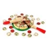 Vomocent Wooden Pizza Play Food,Pretend Cutting Food Toys,Kids Pizza Set, Kids Pizza Set Toy, Educational Montessori Toys For Kids Ages Over 3 Years -Folkmanis Toys Shop 41iYTAUR1lL