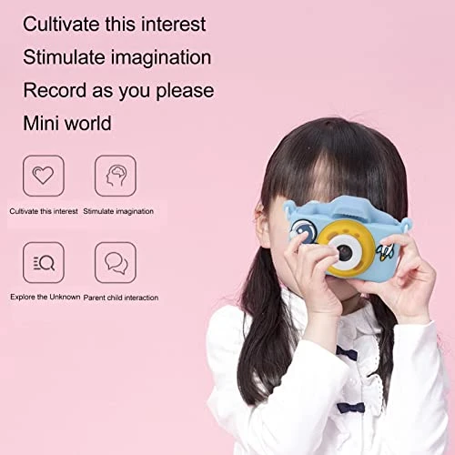 Children Camera, Toddler Camera 20MP Facial Recognition Intelligent Game Recording For Kids (Blue) 8 Children Camera, Toddler Camera 20MP Facial Recognition Intelligent Game Recording For Kids (Blue) - Image 6