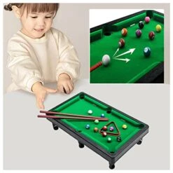 G&LFUSHI Mini Pool Table Game, Cat Billiard Table, Including Game Ball, Mother Ball, Tripod, Etc., Portable Pool Set, Suitable For Family Parent-Child Games, The Best Gift For Pet Cats -Folkmanis Toys Shop 41ivH9EcKLL