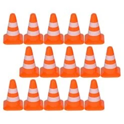 Ibasenice Kids Toys 84pcs Reflective The Girls Kid Educational Roadblock Red Teaching Street Simulation Boys Favors Child Supplies Ornaments Accessories Cones- For Traffic Training Miniature Toys -Folkmanis Toys Shop 41j5hhqB5NL