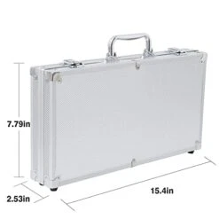 Yinlo Poker Chip Set - Classic 300PCS Poker Set With Aluminum Case, 11.5 Gram Casino Chips For Texas Holdem Blackjack Gambling -Folkmanis Toys Shop 41jKt4kJgUL