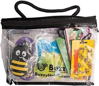Buzzy Distraction Bundle – Distraction Games, Puzzles, Toys, And Buzzy XL Personal Striped For Kids – Engaging Play Time Activities For Anxious Children – Latex Free Zipper Carrying Case… 3 Buzzy Distraction Bundle – Distraction Games, Puzzles, Toys, And Buzzy XL Personal Striped For Kids – Engaging Play Time Activities For Anxious Children – Latex Free Zipper Carrying Case…