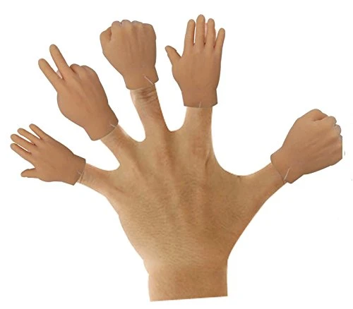 Finger-Hands Rock Paper Scissors Game Set Of 6 Hands 2 Of Each Tiny-Finger-Hand Realistic Feeling Soft Finger Puppets-Mini-Gag-Gift Stocking-Stuffer Really-Weird-Stuff 3 Finger-Hands Rock Paper Scissors Game Set Of 6 Hands 2 Of Each Tiny-Finger-Hand Realistic Feeling Soft Finger Puppets-Mini-Gag-Gift Stocking-Stuffer Really-Weird-Stuff