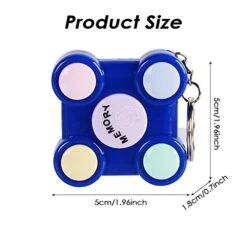 5Pcs Mini Led Memory Game Toy Keychain Electronic Button Game Machine Fidget Games For Kids Adult