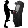Creative Arcades Full Size Stand-Up Commercial Grade Arcade Machines | 4 Player | 3500 Games | 32" LCD Screen | 4 Sanwa Joysticks | Trackball | Woodgrain Edition | 2 Stools Included | 3 Year Warranty 1 Creative Arcades Full Size Stand-Up Commercial Grade Arcade Machines | 4 Player | 3500 Games | 32" LCD Screen | 4 Sanwa Joysticks | Trackball | Woodgrain Edition | 2 Stools Included | 3 Year Warranty -Folkmanis Toys Shop 41jlGVSrtaL