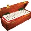 Marion & Co Domino Double Six Two Tone Red & White In Dovetail Jointed Sheesham Wood Box - Jumbo Tournament Size With Spinners 2 Marion & Co Domino Double Six Two Tone Red & White In Dovetail Jointed Sheesham Wood Box - Jumbo Tournament Size With Spinners -Folkmanis Toys Shop 41jn7E6k7YL