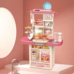 DeAO Kitchen Playset Toy,Play Kitchen Set Role Playing Game Pretend Food And Cooking Playset,Kitchen Accessories Set For 3 4 5 Years Old Girls Boys 13 DeAO Kitchen Playset Toy,Play Kitchen Set Role Playing Game Pretend Food And Cooking Playset,Kitchen Accessories Set For 3 4 5 Years Old Girls Boys -Folkmanis Toys Shop 41jp7thAdwL