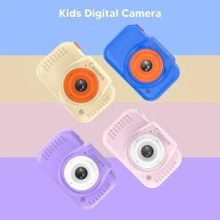 Selfie Camera Toy, Portable High Definition Kids Video Camera With 32G Card For Outdoor (Purple) -Folkmanis Toys Shop 41jrgKDs7GL