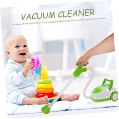 Ibasenice 2pcs Simulation Vacuum Cleaner Kids Bun Maker Kids Cleaning Toys Christmas Toys Play Brainy Magical Play Set Kids Vacuum Electric Vacuum Cleaner Abs Green Home Appliance Toy -Folkmanis Toys Shop 41jt6ncG9gL