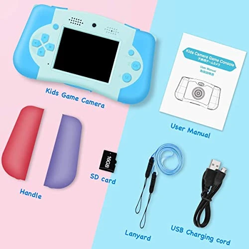 GKTZ GKTZ Kids Camera For Boys, Kids Music Player Toddler Digital Camera With Flashlight Children Selfie Camera For 3 4 5 6 7 8 Year Old Boy With 16GB SD Card-Blue … 7 GKTZ GKTZ Kids Camera For Boys, Kids Music Player Toddler Digital Camera With Flashlight Children Selfie Camera For 3 4 5 6 7 8 Year Old Boy With 16GB SD Card-Blue … - Image 5