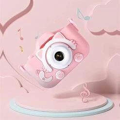 NCRD Kids Camera For Girls And Boys, Kids Digital Dual Camera 2.0 Inches Screen Video Camcorder Anti-Drop Children Selfie Camera, Camera For Kids With Games, Birthday Gift -Folkmanis Toys Shop 41k6DAfEstL