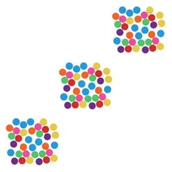 Ibasenice 300 Pcs Transparent Color Counters Bingo Chips For Bingo Games Game Bingo Chips Plastic Round Slices Plastic Markers Kids Learning Toys Scattered Beads Accessories Small Wafer