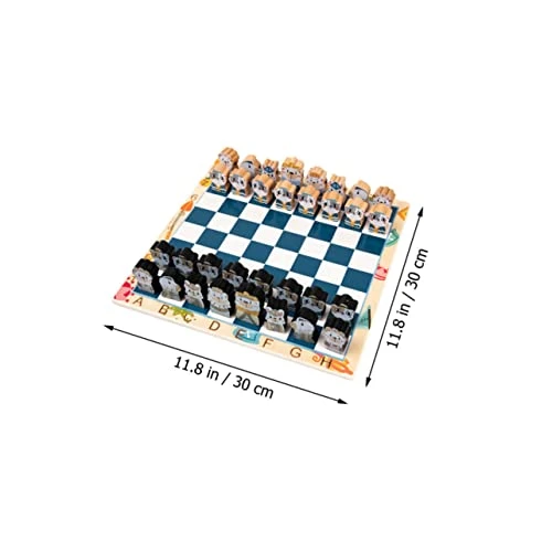 Wooden Chess Games Chess Toy Developmental Toys Kids Educational Toys Kids Travel Toys Portable Table Chess Travel Chess Board Chess Board Game Chess Set 1 Set 6 Wooden Chess Games Chess Toy Developmental Toys Kids Educational Toys Kids Travel Toys Portable Table Chess Travel Chess Board Chess Board Game Chess Set 1 Set - Image 4