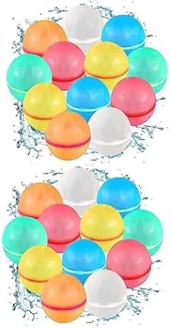 Reusable Water Balloons,Summer Water Toys, Water Bomb Pool Toys Water Balloons For Summer Party, Water Balls Pool Outdoor Toys For Kids Ages 6-12,Silicone Water Splash Ball Party Fun Games(6pcs) 14 Reusable Water Balloons,Summer Water Toys, Water Bomb Pool Toys Water Balloons For Summer Party, Water Balls Pool Outdoor Toys For Kids Ages 6-12,Silicone Water Splash Ball Party Fun Games(6pcs) -Folkmanis Toys Shop 41kIPTBxw6L. AC