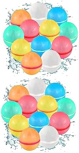 Reusable Water Balloons,Summer Water Toys, Water Bomb Pool Toys Water Balloons For Summer Party, Water Balls Pool Outdoor Toys For Kids Ages 6-12,Silicone Water Splash Ball Party Fun Games(6pcs) 8 Reusable Water Balloons,Summer Water Toys, Water Bomb Pool Toys Water Balloons For Summer Party, Water Balls Pool Outdoor Toys For Kids Ages 6-12,Silicone Water Splash Ball Party Fun Games(6pcs) - Image 6