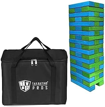 Tailgating Pros Premium Giant Toppling Timbers With Carrying Case – Choose Your Team Colors! Jumbo Outdoor Yard Game, Tower Grows To Over 5 Feet! – Optional Tipsy Stickers Available! 17 Tailgating Pros Premium Giant Toppling Timbers With Carrying Case – Choose Your Team Colors! Jumbo Outdoor Yard Game, Tower Grows To Over 5 Feet! – Optional Tipsy Stickers Available! - Image 15