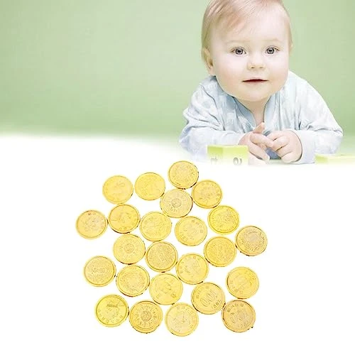 144 Pcs /2 Sets Pirates Gold Coins Plastic Currency Toy Game Props Chips Playset Party Favor For Kids 4 144 Pcs /2 Sets Pirates Gold Coins Plastic Currency Toy Game Props Chips Playset Party Favor For Kids - Image 2