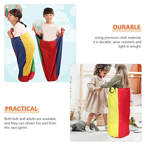 Gadpiparty Kids Games 4 PCS Outdoor Games Potato Sack Race Bags For Kids And Adults, 3- Legged Race Jumping Bag Carnival Games For Outside Backyard Field Day Lawn Games Props Party Favors Yard Games 6 Gadpiparty Kids Games 4 PCS Outdoor Games Potato Sack Race Bags For Kids And Adults, 3- Legged Race Jumping Bag Carnival Games For Outside Backyard Field Day Lawn Games Props Party Favors Yard Games - Image 4