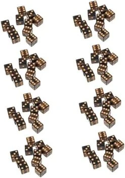 TOYANDONA 70 Pcs Big Hole Dot Dice Number Toys Kidcraft Playset Skeleton Toy Unique Dice Fun Dice Role Playing Gaming Dice Game Dice Set Two Color Dice Gambling Dice Retro Color Checkerboard -Folkmanis Toys Shop 41kxxvIZrTL. AC