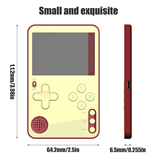 Lcnylfjs Handheld Game Console 500 Classic Games 2.4" LCD Portable Retro Video Mini Game Console Rechargeable Great Gift For Kids And Adults(red) 4 Lcnylfjs Handheld Game Console 500 Classic Games 2.4" LCD Portable Retro Video Mini Game Console Rechargeable Great Gift For Kids And Adults(red) - Image 2