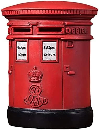 Piggy Banks For Children Girl Red Postbox, Resin Coin Savings Bank,Creative Currency Bank Safe Coin Money Box Home Decoration Piggy Banks Furniture Games 8 Piggy Banks For Children Girl Red Postbox, Resin Coin Savings Bank,Creative Currency Bank Safe Coin Money Box Home Decoration Piggy Banks Furniture Games - Image 6