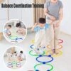 XLTTY Hopscotch Ring Game, Children's Carnival Hopscotch Game, Indoor And Outdoor Agility Training Circle, Balance Toys (Size : 48CM) 2 XLTTY Hopscotch Ring Game, Children's Carnival Hopscotch Game, Indoor And Outdoor Agility Training Circle, Balance Toys (Size : 48CM) -Folkmanis Toys Shop 41lJJJzIHcL 1
