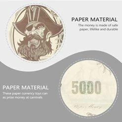 Toyvian 300pcs Props Toys Game Halloween Non- Circulation Currency Kids- Playing Paper Money -Folkmanis Toys Shop 41lLVah4s7L