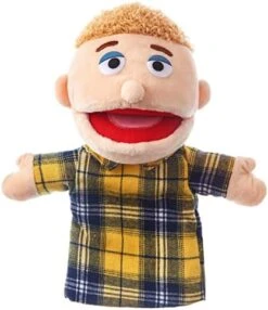 1 Pcs Family Hand Puppets 13 Inch Grandparents, Mom & Dad, Brother & Sister Plush Hand Puppet Toys Role-Play Toy Puppets For Kids Storytelling Imaginative Pretend Play Teaching Preschool(Sister) -Folkmanis Toys Shop 41lcAHfJ3ML. AC