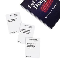 WHAT DO YOU MEME? Let's Get Deep: After Dark Expansion Pack – Conversation Cards For Couples - Pairs With The Love Language Card Game Let's Get Deep -Folkmanis Toys Shop 41lsW6TBVAL