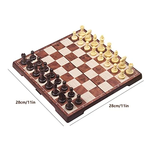 LIUHUI Crafted Chesspiece Magnetic Chess Set Plastic Chess Board With Plastic Pieces Foldable Travel Chess Game Set For Beginner Teenager Chess Set In Toys ( Size : 28cm/11in ) 4 LIUHUI Crafted Chesspiece Magnetic Chess Set Plastic Chess Board With Plastic Pieces Foldable Travel Chess Game Set For Beginner Teenager Chess Set In Toys ( Size : 28cm/11in ) - Image 2