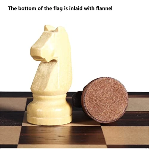 LIUHUI Crafted Chesspiece Magnetic Chess Set 13" Folding Wooden Chessboard Set With Pieces Storage Slots Travel Chess Game Set For Beginner Adults Chess Set In Toys 7 LIUHUI Crafted Chesspiece Magnetic Chess Set 13" Folding Wooden Chessboard Set With Pieces Storage Slots Travel Chess Game Set For Beginner Adults Chess Set In Toys - Image 5