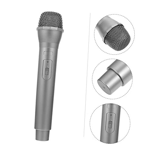 Ibasenice 3 Pcs Simulation Microphone Silver Wear Echo Microphone Outside Toys For Kids Prop Microphone Girls Toys Microphone Prop Abs Silver Kids Karaoke Prop Mic Microphone Playthings 4 Ibasenice 3 Pcs Simulation Microphone Silver Wear Echo Microphone Outside Toys For Kids Prop Microphone Girls Toys Microphone Prop Abs Silver Kids Karaoke Prop Mic Microphone Playthings - Image 2