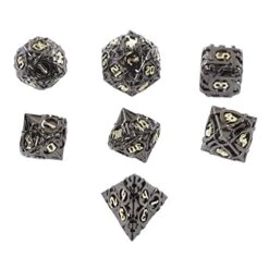 VBESTLIFE Polyhedral Dices Set, 7pcs Hollow Brass Dice Set Coating Clear Number Polyhedral Rolling Dice Toy Polyhedral Dice For Game Collectible Card Games 14 VBESTLIFE Polyhedral Dices Set, 7pcs Hollow Brass Dice Set Coating Clear Number Polyhedral Rolling Dice Toy Polyhedral Dice For Game Collectible Card Games -Folkmanis Toys Shop 41mS1rwa0vL