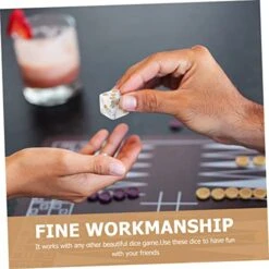 TOYANDONA 70 Pcs Big Hole Dot Dice Number Toys Kidcraft Playset Skeleton Toy Unique Dice Fun Dice Role Playing Gaming Dice Game Dice Set Two Color Dice Gambling Dice Retro Color Checkerboard -Folkmanis Toys Shop 41mTzriuWXL