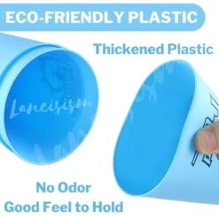 Lancisism 48Pcs Quick Stacking Cups Set, BPA-Free Material Sports Training Stacking Cup Game, Classic Family Game For Kids Adults Family, Great Gift Idea (Blue & Green & Purple & Red) -Folkmanis Toys Shop 41mUIfwpz0L