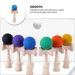 Veemoon Wooden Kendama Coordinate Ball Kendama Trick Traditional Japanese Toss And Catch Skill Game Luminous Juggling Ball For Easier Skill Building Play -Folkmanis Toys Shop 41meMBkDA7L