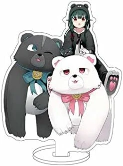 GENERIC Acrylic Figure For Kuma Kuma Kuma Bear Hugging Bear Ornaments Standing Game Japanese Comics Collectible（7） -Folkmanis Toys Shop 41mfwHE9fXL. AC