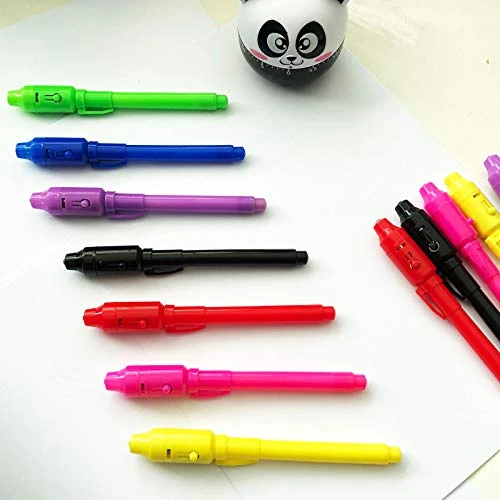 Invisible Ink Pen 28Pcs Latest 2021 Spy Pen With UV Black Light Magic Spy Marker Kid Pens For Secret Message And Birthday Party,Writing Secret Message For Easter Day Halloween Christmas Party Bag Gift 4 Invisible Ink Pen 28Pcs Latest 2021 Spy Pen With UV Black Light Magic Spy Marker Kid Pens For Secret Message And Birthday Party,Writing Secret Message For Easter Day Halloween Christmas Party Bag Gift - Image 2