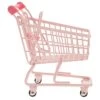 Miniature Shopping Cart 1pc For Kids Mini Rolling Cart Target Cart For Kids Mini Trolley With Wheels Small Table Frame Desk Crafts Pink Toddler Mini Grocery Cart -Folkmanis Toys Shop 41ms1ZrvX4L