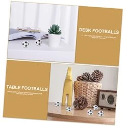 BESPORTBLE 16 Pcs Five Star Football Kidcraft Playset Out Door Toys Outdoor Play Toys For Kids Tabletop Game Supplies Mini Foosball Balls Custom Foosball Balls Small Footballs Table Footballs