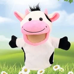 Easfan Pig Hand Puppet With Movable Mouth And Arms Role Play Storytelling Interactive Game Preschool Teaching Toy Gifts For Kids Birthday Christmas Pink 10'' -Folkmanis Toys Shop 41mvEouEWAL. AC