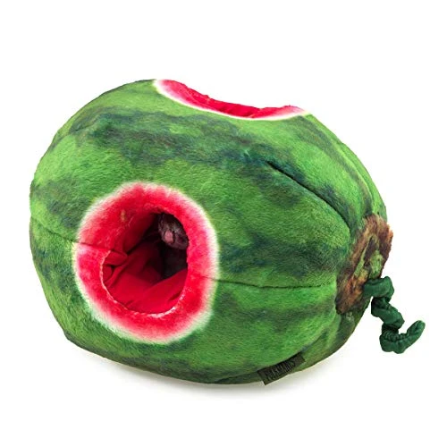 Folkmanis 3128 Chipmunk In Watermelon Finger Puppet, One Size, Green/Red/Brown 4 Folkmanis 3128 Chipmunk In Watermelon Finger Puppet, One Size, Green/Red/Brown - Image 2