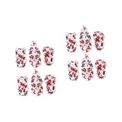 NOLITOY 28 Pcs Blood Splattered Dice D6 Dice Vintage Toys Metal Dice Halloween Dice Acrylic Gaming Dice Vampire The Masquerade Halloween Dice Set Portable Dice Set Board Game Accessory