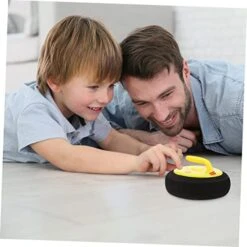 Toyvian Floating Curling Ball Developmental Toys Shuffleboard Pucks Rollers Interactive Curling Toy Soccer Toy Tabletop Curling Game Electric Curling Kids Outdoor Playsets Sports Toy Props -Folkmanis Toys Shop 41nG428ju8L